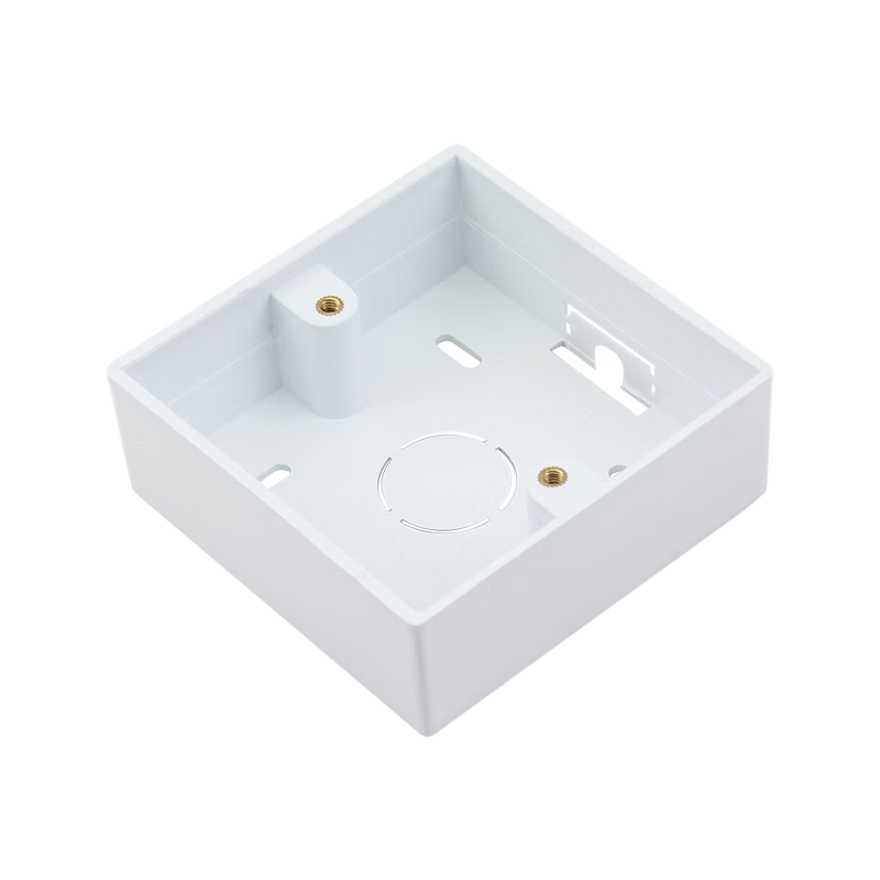 杜鲁蒙86型明装底盒明装开关插座底盒开关底盒接线盒明盒明线接线盒