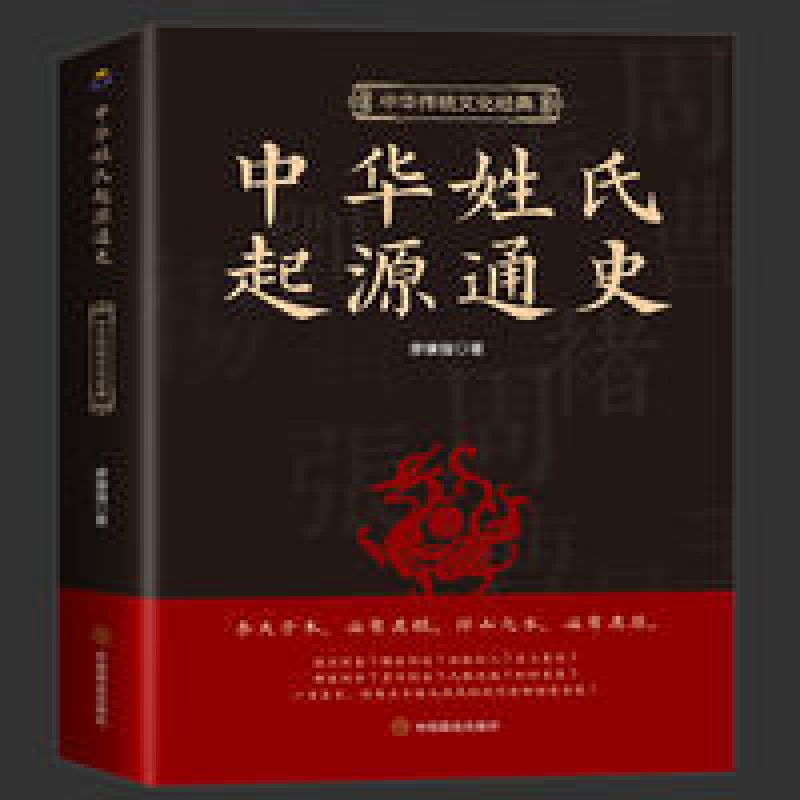 正版 中华姓氏起源通史 姓氏的起源发展迁徙分布百家姓呈现宗族演
