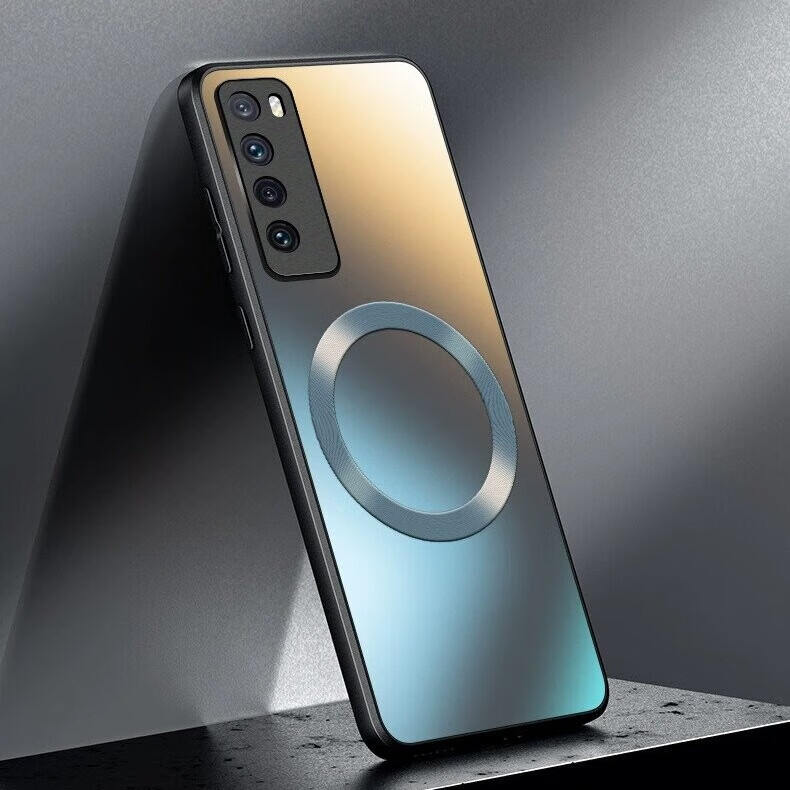 pro磨砂高端全包防摔cd纹磁吸圈外壳huawei男高级感 石墨色 华为 nova