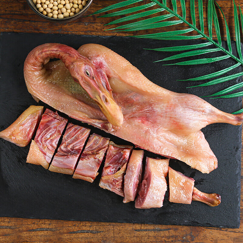 虎钢馋风干板鸭咸鸭子整只 安徽特产农家手工自制腊味咸鸭肉腊鸭 2.