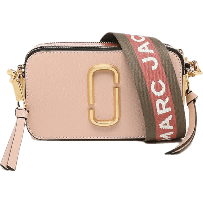 MARC JACOBS 马克雅克布 女士甜美时尚粉色皮革相机包单肩斜挎包m0012007-666 单肩包 /