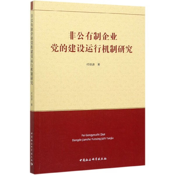 非公有制企业党的建设运行机制研究