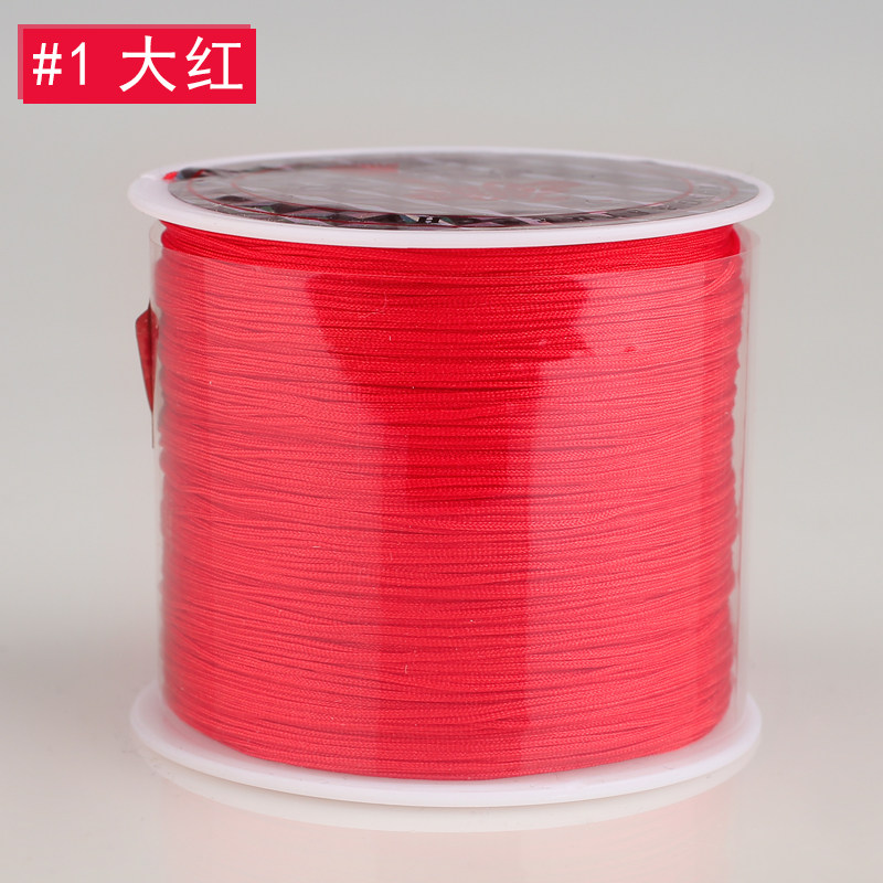 4mm手工编织红绳子穿珠的线编绳戒指编手链串珠绳极细七夕情人节礼物
