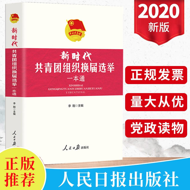 新时代共青团组织换届选举一本通2020年李刚 团委团支部团干部地方基层共青团团干部培训人民日报