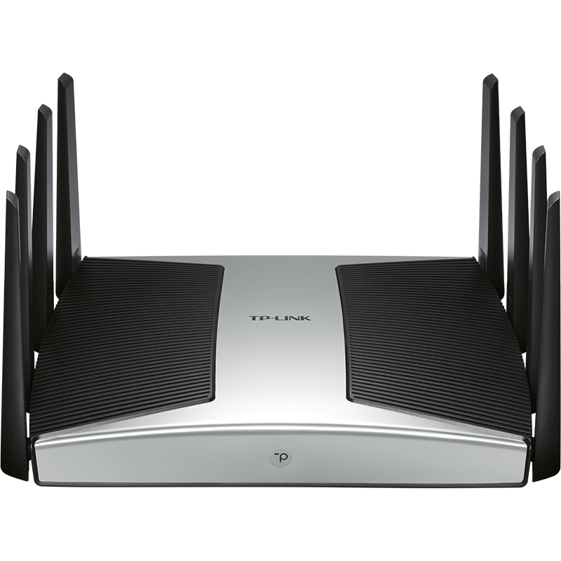 TP-LINK 普联 AX7800 三频5400M 家用千兆无线路由器 Wi-Fi 6 单个装 黑白黑