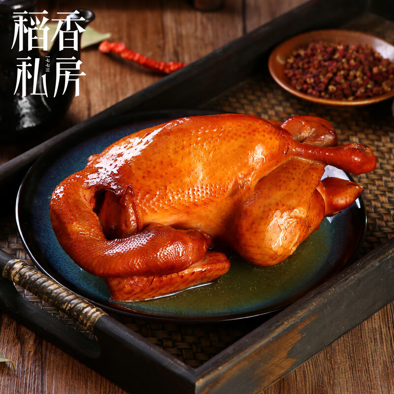 稻香私房烧鸡熟食即食手抓撕鸡休闲零食卤味鸡肉 烧鸡700g
