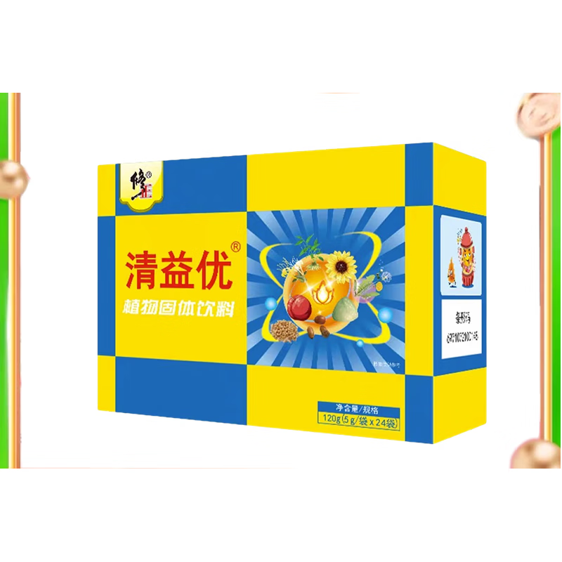修正清益优 修正清益优植物固体饮料奶伴侣开胃不上火盒24袋 原味