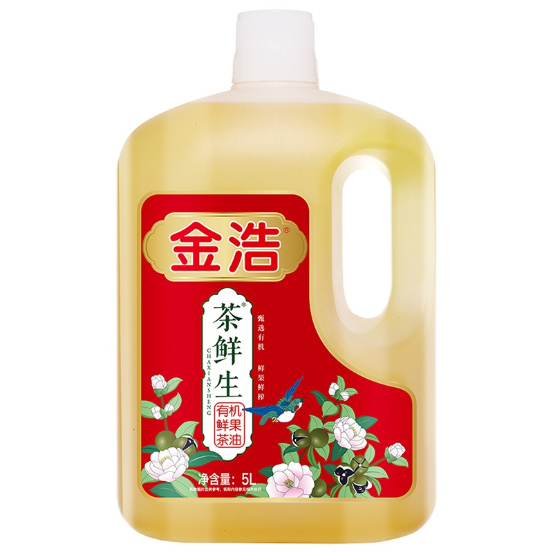 金浩茶鲜生 有机鲜果茶油 5l礼盒装