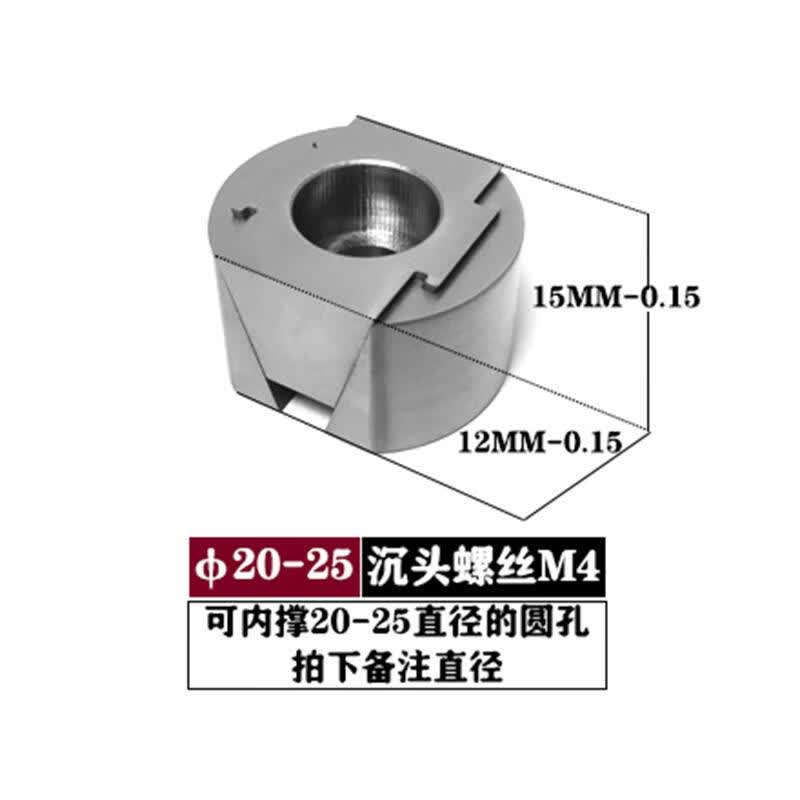 xmsj圆形内撑夹头ok夹具数控cnc加工中心内孔膨胀气动夹紧器手动工装