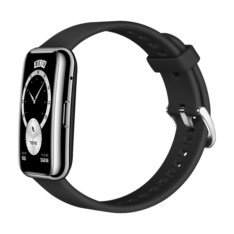 华为(HUAWEI)【送女神礼物推荐】华为手表Watch Fit女士款运动2代智能睡眠游泳NFC女友礼物血氧监测97种运动模 升级NEW雅致款-曜石黑-晒单送米兰玫瑰金钢带