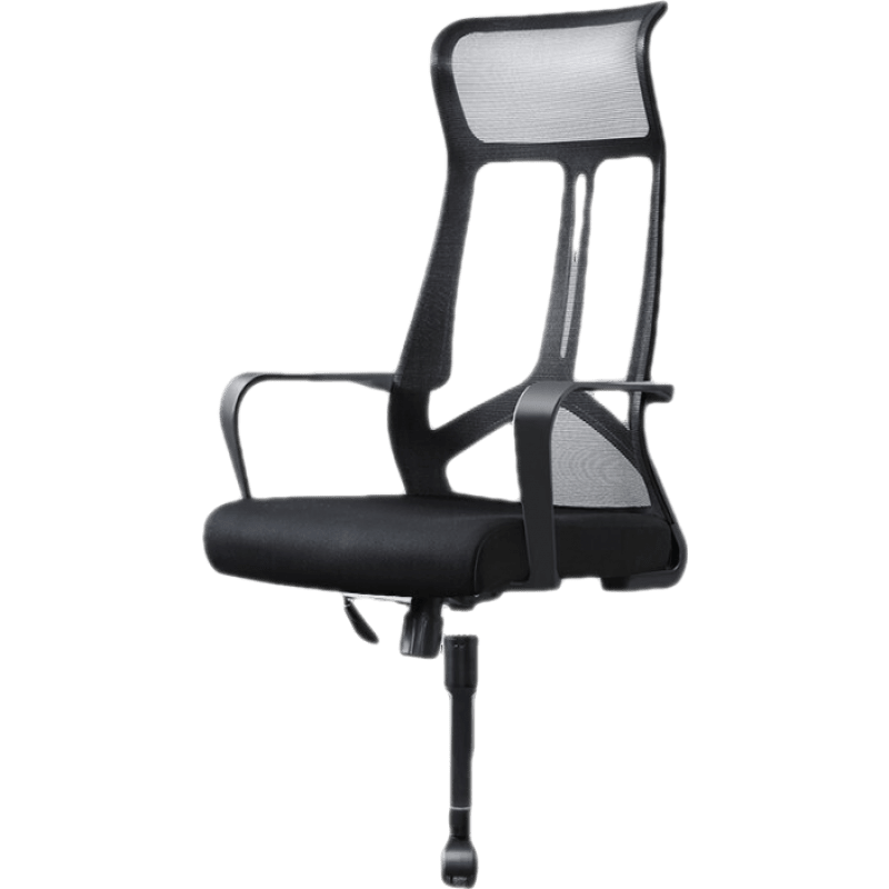 古雷诺斯 电脑椅家用办公椅可躺学生宿舍升降游戏椅子靠背舒适久坐电竞座椅 S171-01-全黑