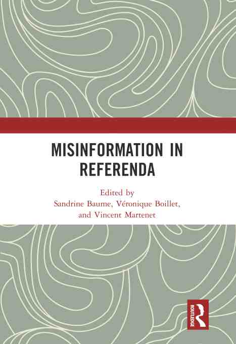 预售 按需印刷 misinformation in referenda