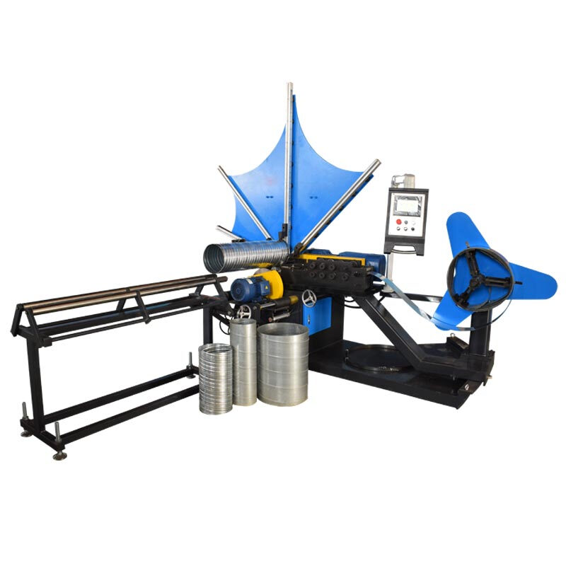 镀锌板 白铁螺旋风管生产线 展翼式螺旋风管机 全自动钢带卷管机 机械