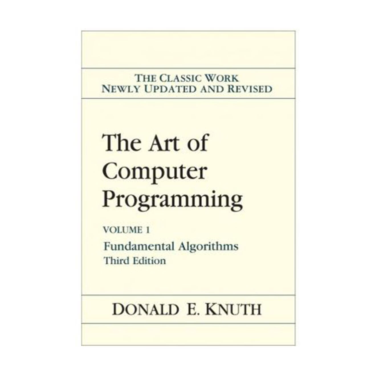 The Art of Computer Programming, Volume1- 4 The Art Vol. 1