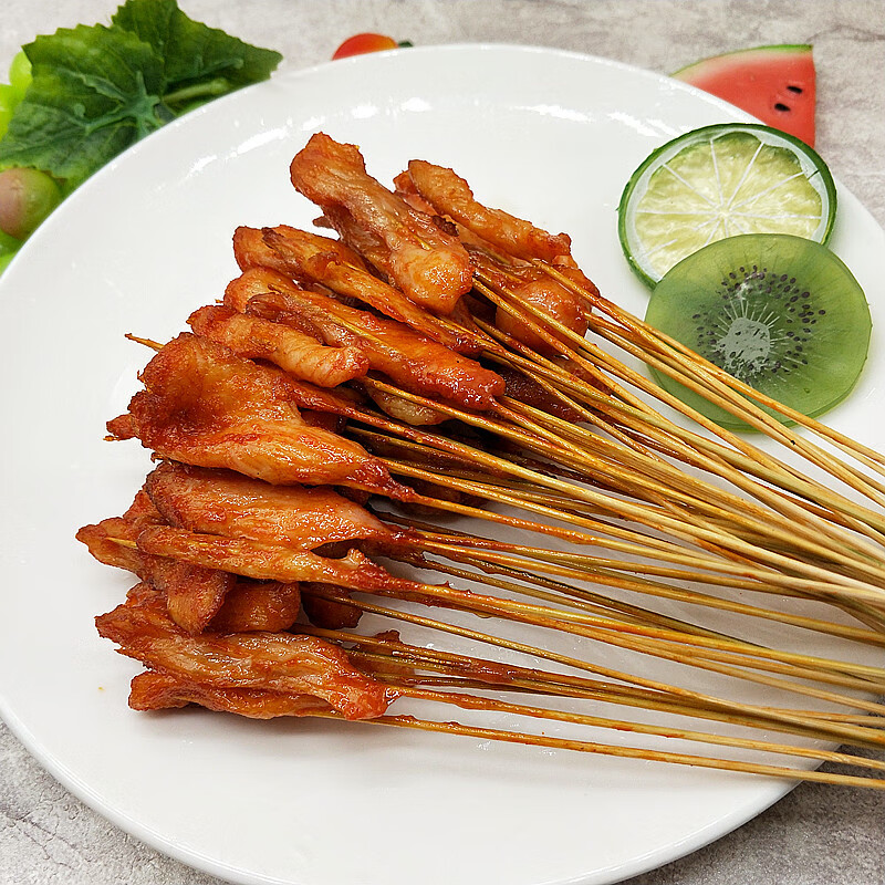 小小里脊肉迷你鸡肉串手把串油炸小吃半成品烧烤食材小串串香