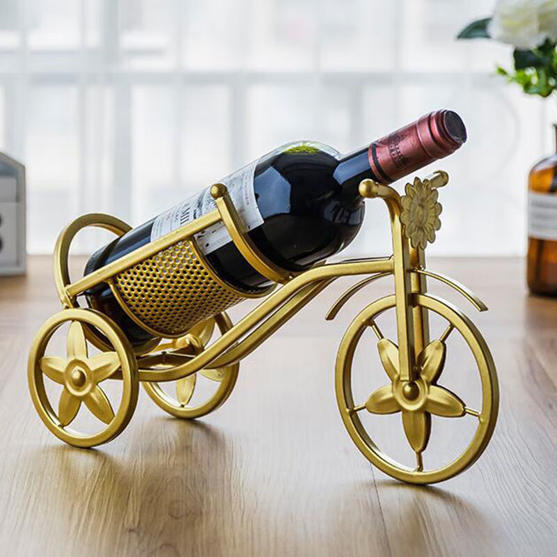 酒瓶架红酒展示摆件创意家用小酒架 【少量库存】皇家巡游马车-金色