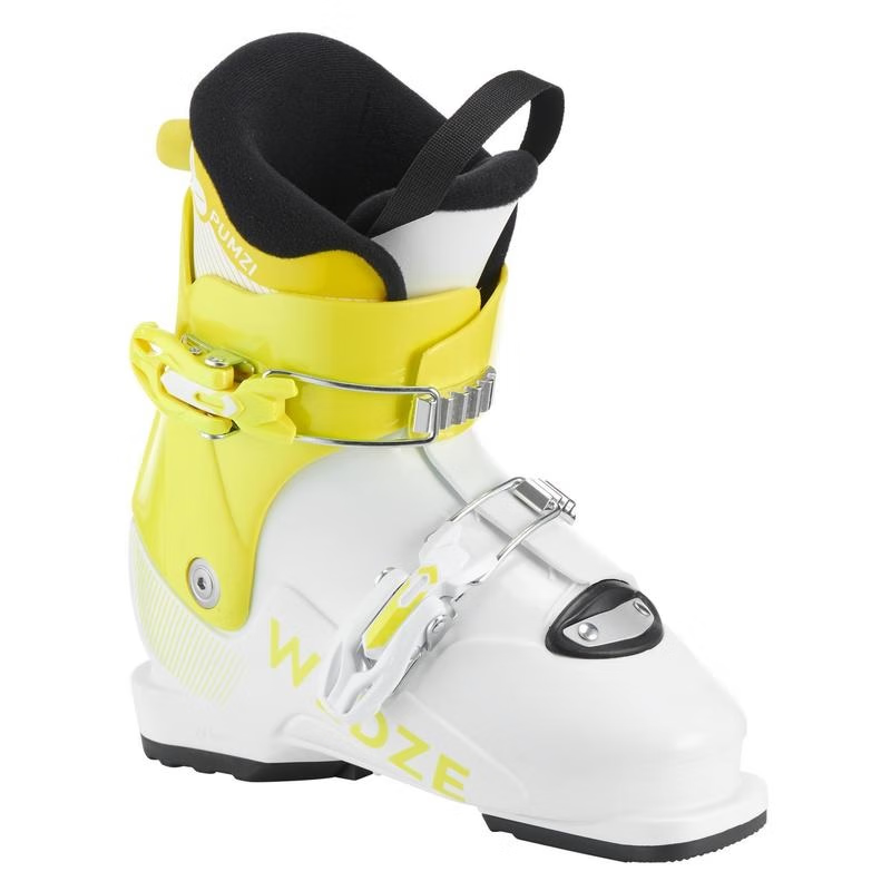 DECATHLON 迪卡侬 儿童双板滑雪鞋男女童青少年可调节滑雪靴滑雪装备WEDZE6儿童柠檬黄18.5---20.5CM-2760880