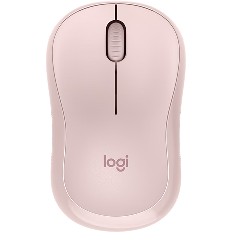 logitech 罗技 M240 无线蓝牙鼠标 家用商务办公静音鼠标轻质便携 适用Mac苹果iPad M240-粉色