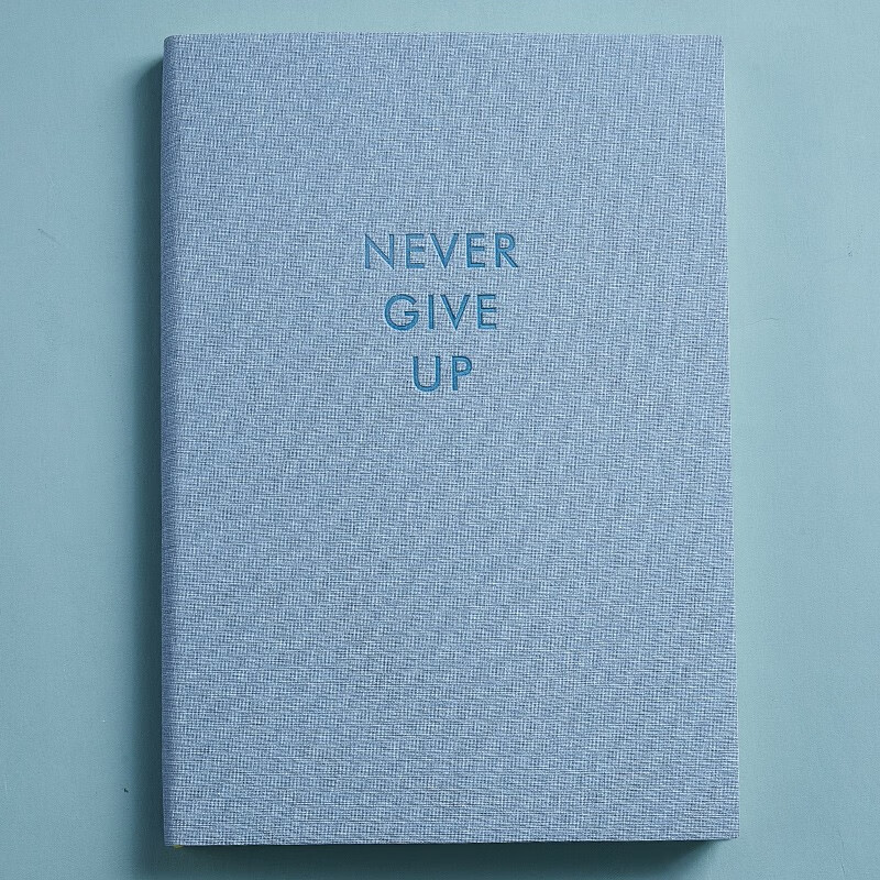 锦兔A5简约ins风单词记忆本初中生英语笔记本积累本生词本考研必备计划背单词笔记本 蓝色