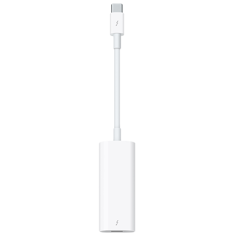 拓思曼 适用苹果Thunderbolt3转雷雳2转换器MacbookPro笔记本转接头USB-C硬盘盒雷电2连接线/数据传输线 雷电2白色简装2米线【9成新】