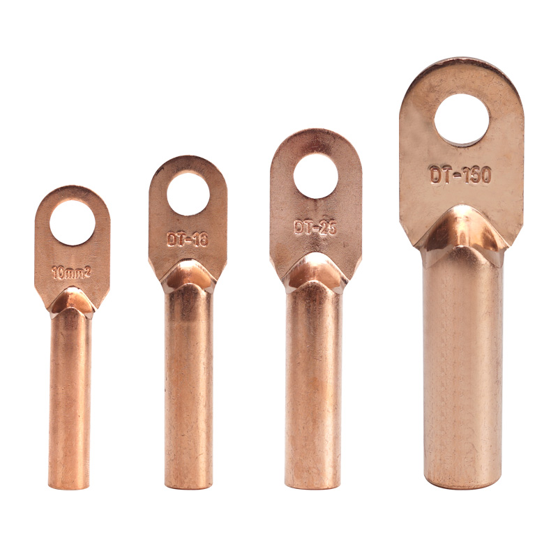 伊莱科(elecall)dt系列铜鼻子铜接线鼻子接线端子全紫铜 dta-150(单只