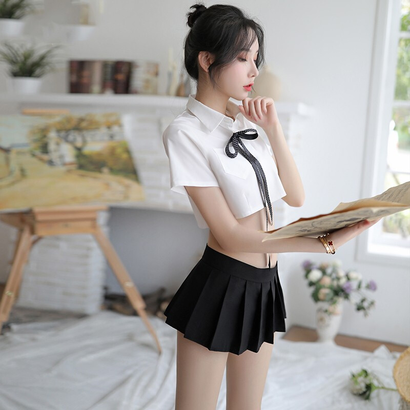 jk制服诱惑性感睡衣sm超短裙 清纯可爱百褶裙套装 清纯分体学生装
