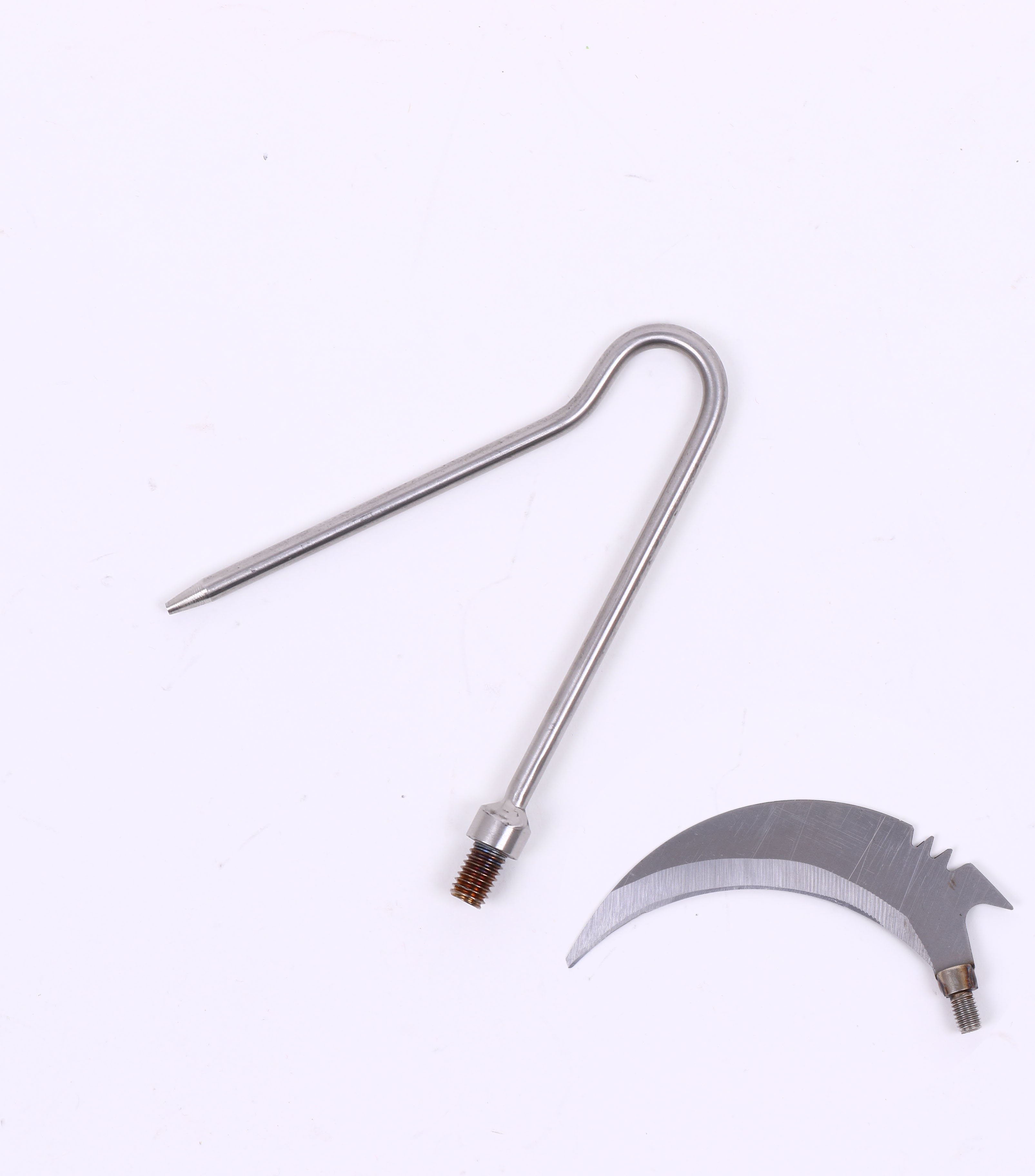 姒桀摘槐花神器专用工具摘香椿槐花钩子不锈钢伸缩采摘杆多功能采