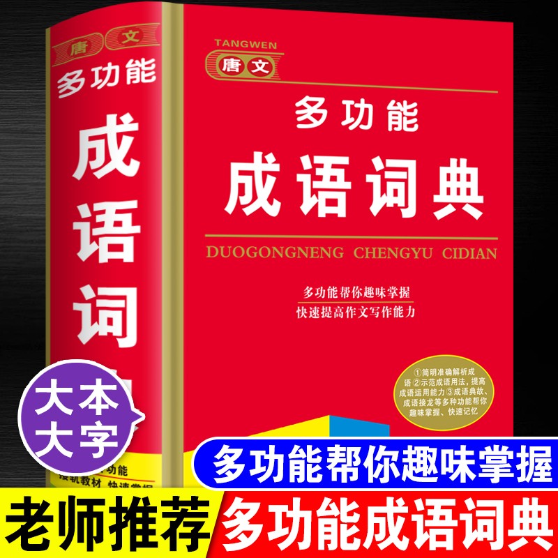 成语词典 小学生专用 32开精装大本 成语超过6000条 成语解释字典 多功能版提升小学成语运用能力