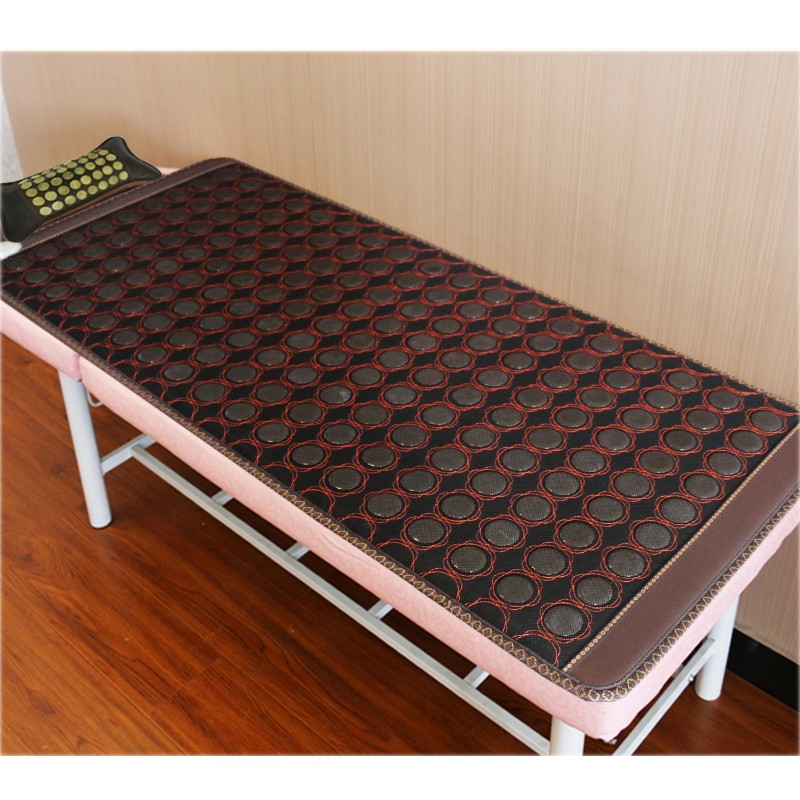 瑶美 玉石加热床垫赭石托玛琳麦饭石温热理疗汗蒸单人定时定温沙发垫