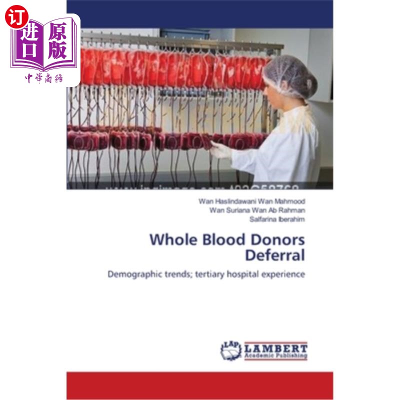 海外直订医药图书whole blood donors deferral 全血供者延期