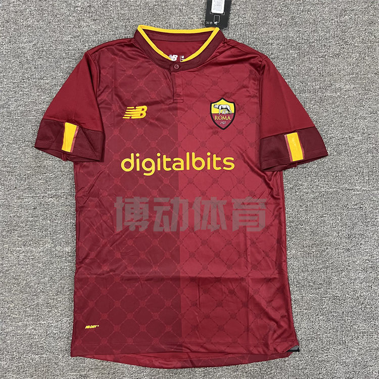 澳颜莱22-23罗马球衣主场短袖21号迪巴拉9号亚伯拉罕球迷版足球服套