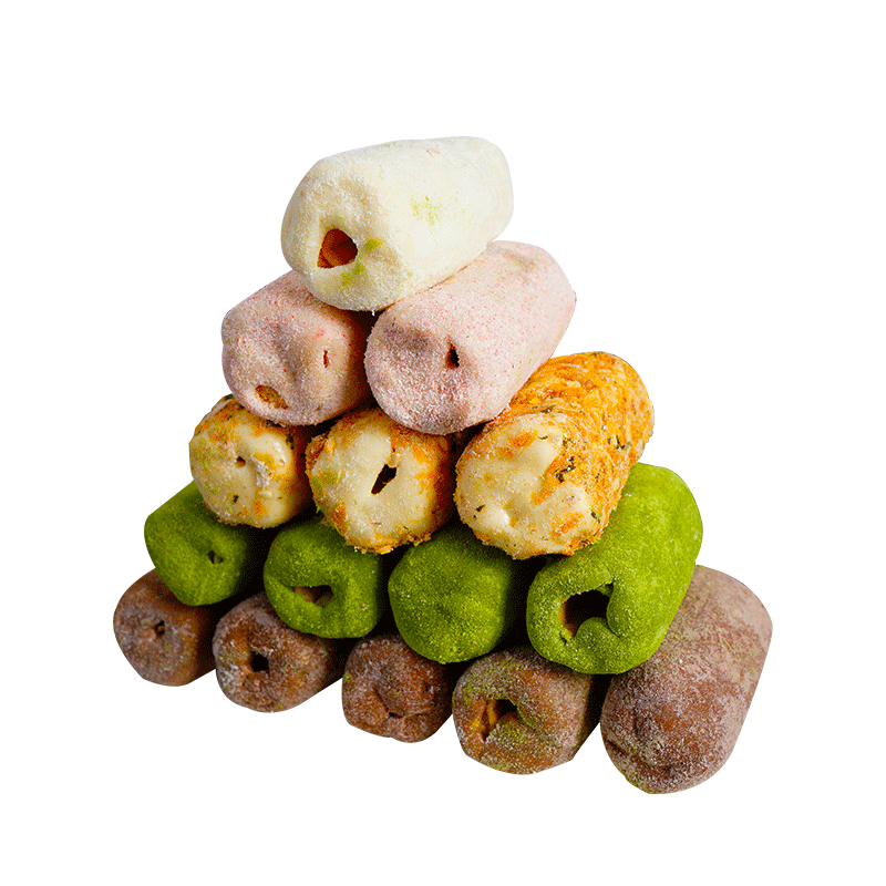 本宫饿了奶酥卷肉松拉丝海苔蛋卷仔手工休闲网红小零食 混合口味160g*2包	