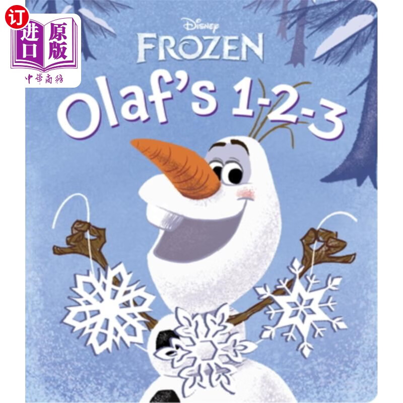 海外直订frozen: olafs 1-2-3 《冰雪奇缘:奥拉夫1-2-3》