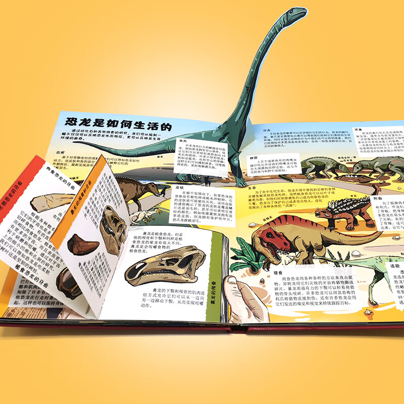 儿童科学探索立体书：恐龙博物馆（北京自然博物馆原副馆长李建军推荐，英国科学作家协会亚当斯创作，用翻翻立体页讲恐龙博物馆！）详情图