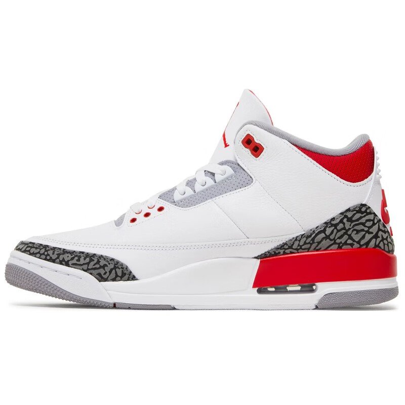 jordanair jordan 3 retro fire red男士元年og火焰红运动鞋篮球鞋aj3
