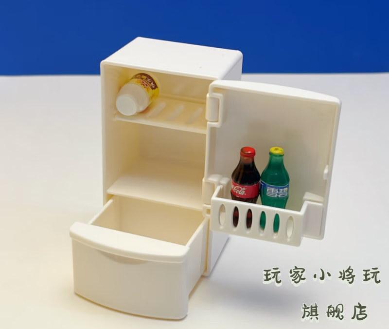 玩家小将迷你玩具小超市全套 儿童微缩食玩零食小东西迷你玩具商店