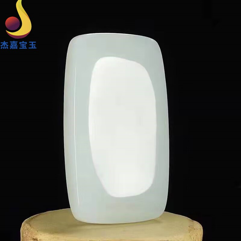 杰嘉宝玉 原创和田玉石平安无事玉牌吊坠挂件男女款礼物项链玉坠玉佩带证