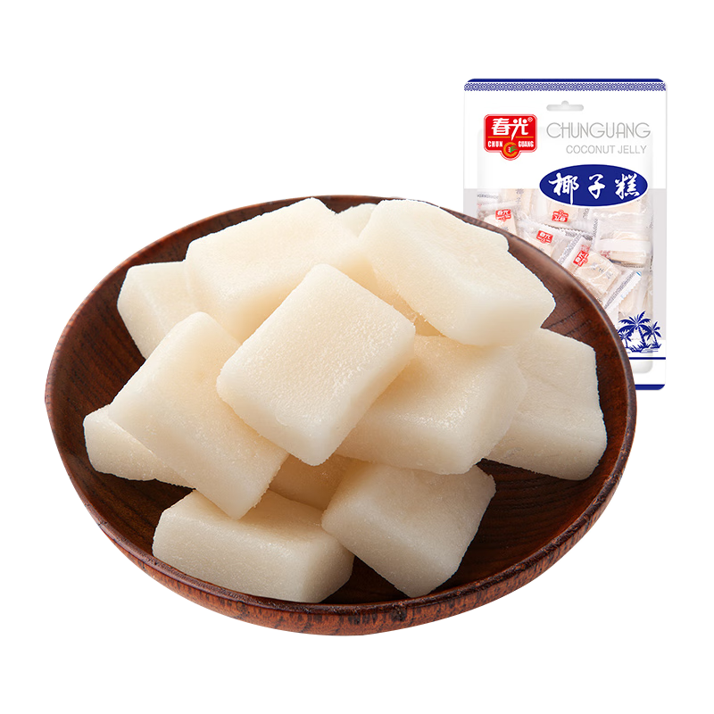 春光海南特产 椰子糕 200g/袋  椰子软糖 喜糖 糖果 休闲零食