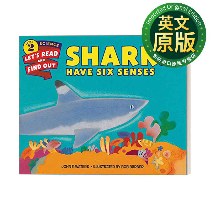 英文原版 lets read and find out 2 sharks have six senses 英文版