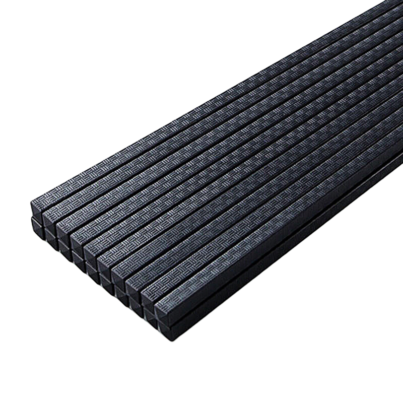 唐宗筷 高档抗菌合金筷子家用耐高温无漆无蜡可入消毒柜洗碗机酒店餐具 升级格纹款【洗碗机可用】 10双