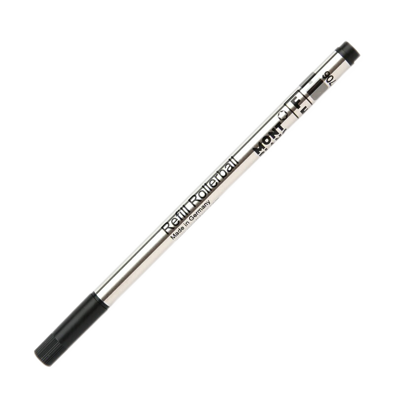 萬寶龍（MontBlanc）163黑色筆芯 Rollerball Refill寶珠筆芯 黑色芯  M(0.7mm)  2支帶包裝