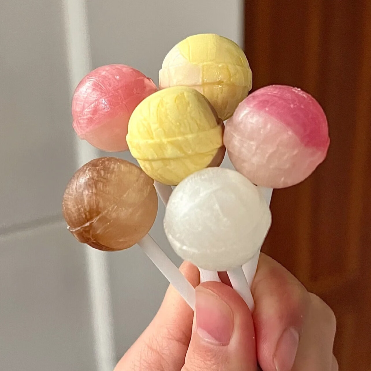 隽颜堂宝贝快吃 珍宝珠混合果味棒棒糖 网红儿童零食小卖部散装 15根