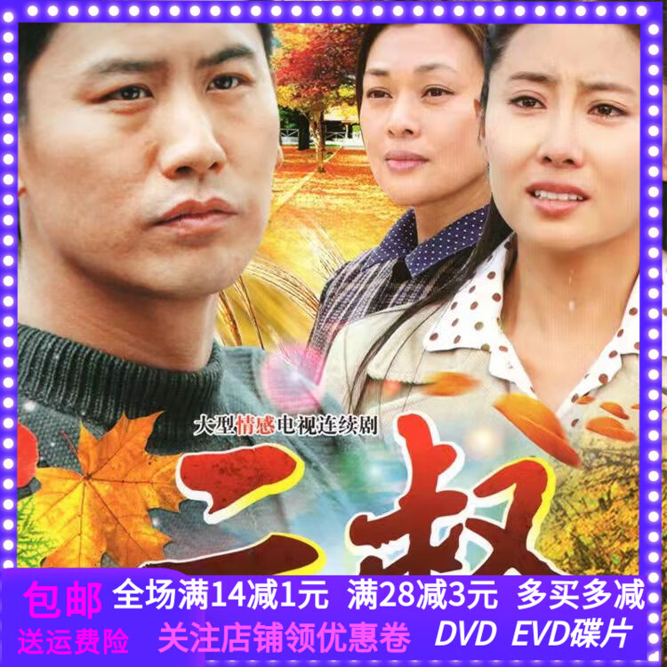rrlfcs农村情感电视剧光盘 二叔dvd碟片全集完整版家用光碟于晓光/ 史