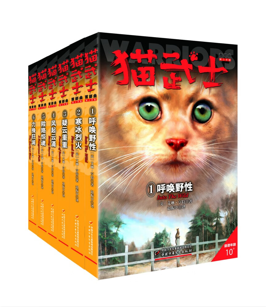 猫武士新版首部曲 · 预言开始 · 全6册套  儿童文学动物小说自主阅读生存勇气成长励志 奇幻冒险小说 中小学生青少年提升写作作文能力 课外书王芳推荐