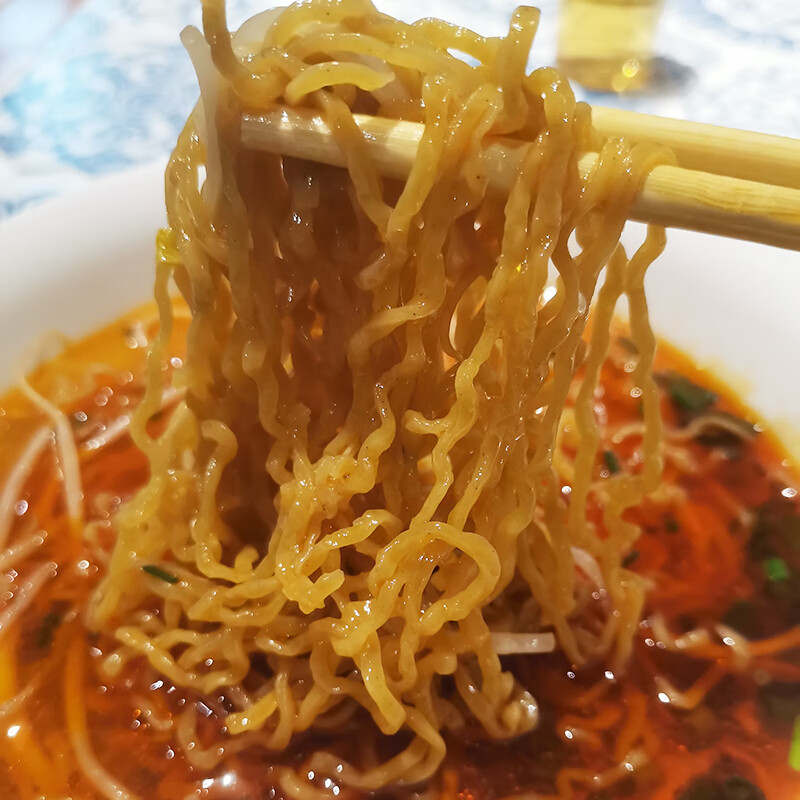 虎钢馋贵阳特产肠旺面鸡蛋面新鲜碱水鸡蛋面条500克