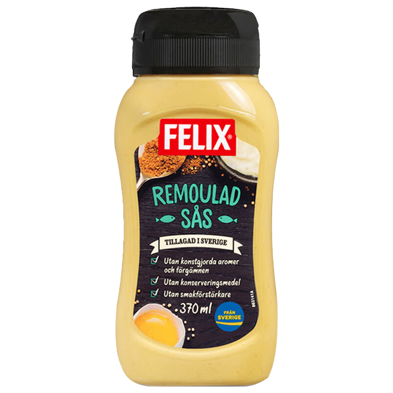 菲力斯(felix)瑞典进口北欧风味蛋黄酱三明治水果沙拉酱汉堡炸鸡热狗