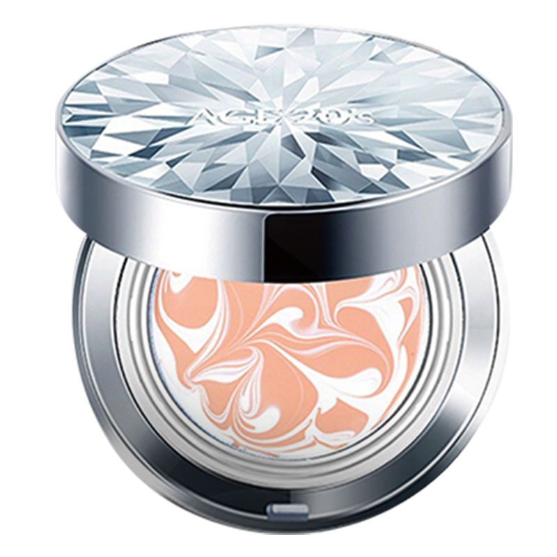 爱敬钻石气垫bb霜遮瑕控油防晒粉底 SPF50+ 12.5g*2送女友礼物 钻石白盒【21#】 25g