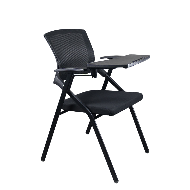 更新家具 办公椅人体工学椅电脑椅会议椅折叠椅网布培训椅一体学习椅带桌板