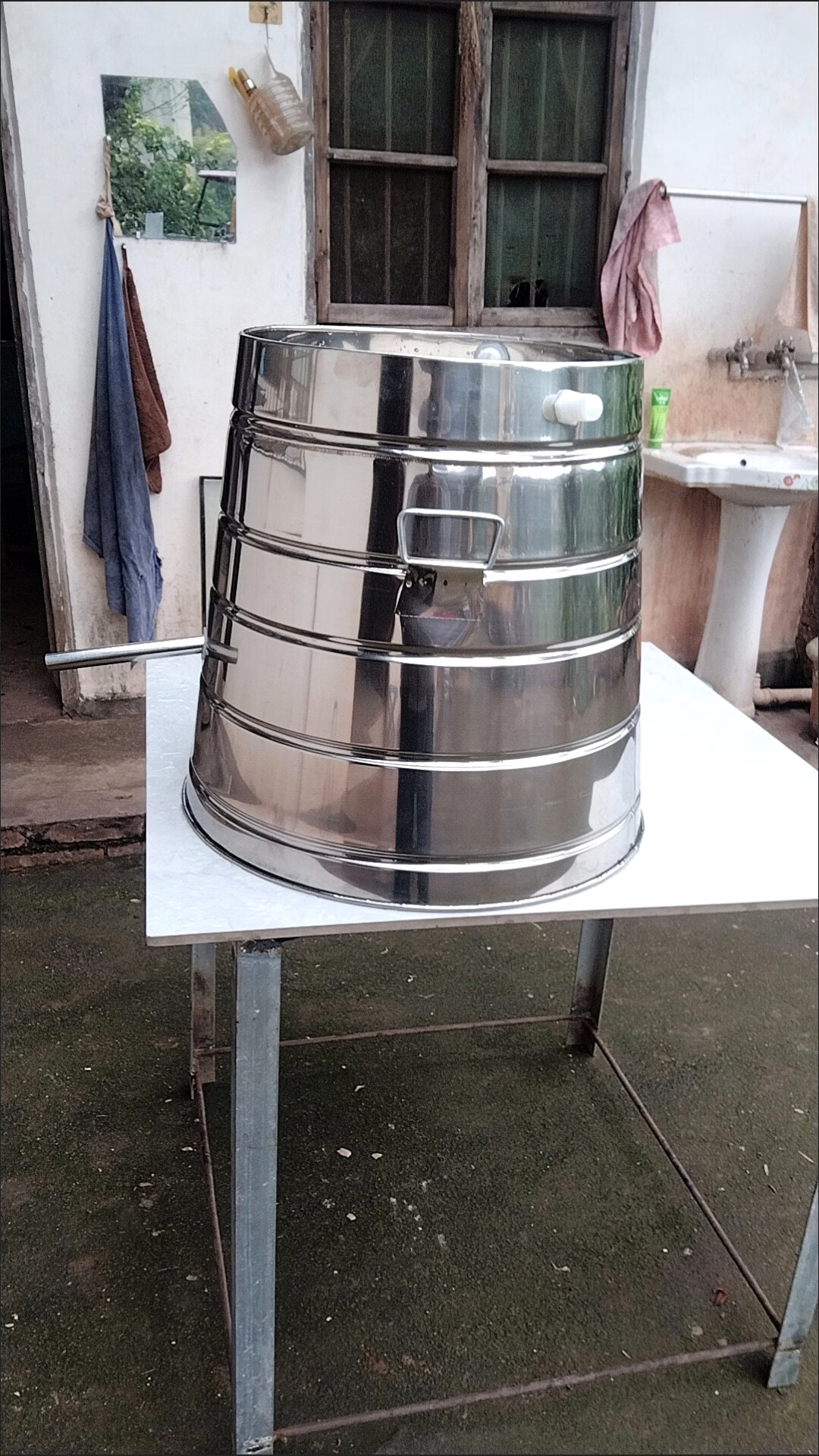 ouoety加厚新款不锈钢蒸酒器酿酒设备家用商用天锅一体柴火液态烤酒