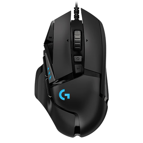 logitech 罗技 G502 HERO 主宰者 有线鼠标 16000DPI RGB 黑色